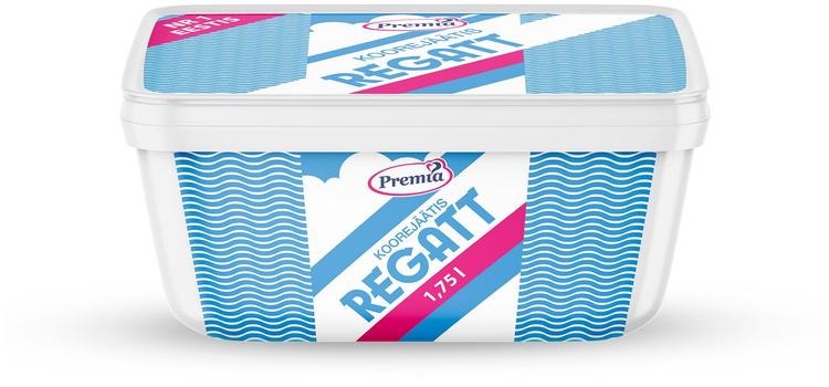 Premia Regatt Vanilli-Koorejäätis 875 G/1,75l
