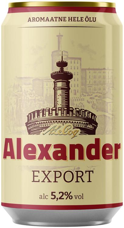 ALEXANDER EXPORT ÕLU 5,2%vol 330 ML