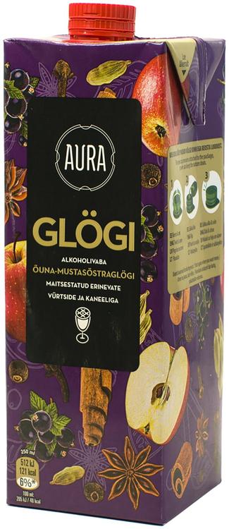 Aura Glögg Õuna-mustsõstra glögi 1 l