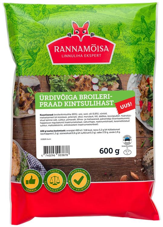 Rannamõisa Ürdivõiga Broileripraad U 600G
