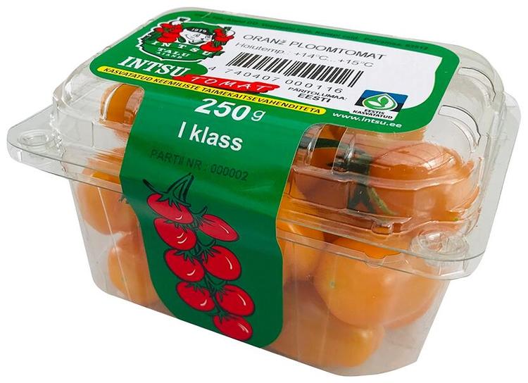Intsu oranz ploomtomat I klass 250g