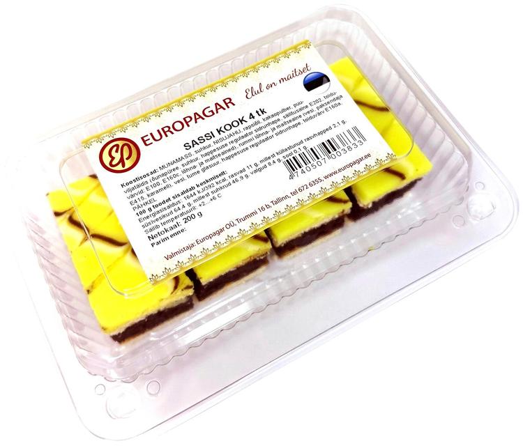 EUROPAGAR SASSI KOOK 4 TK KARBIS 200 G