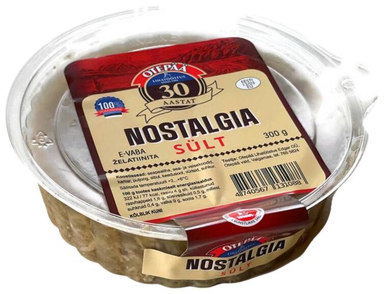 Otepää Lihatööstus Nostalgia Sült 300G E-Vaba