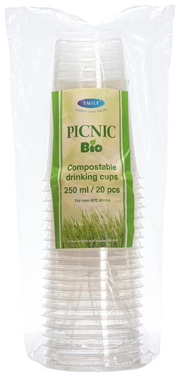 Smile Bio plast-joogitops 250ml 20 tk
