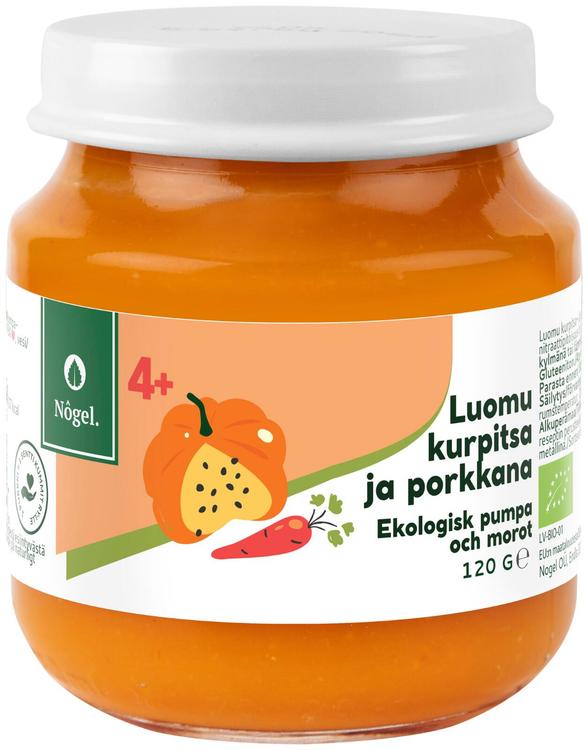 Nogel Mahe raudne kõrvits porgandiga, 120 g