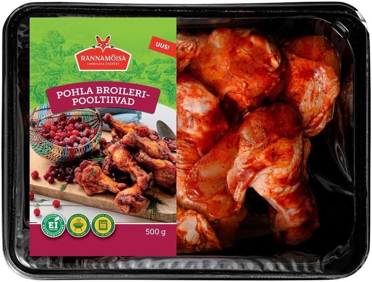 Rannamõisa Pohla Broileripooltiivad 500G