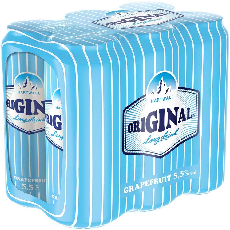 Hartwall Original Long Drink muu alkohoolne jook 5,5%vol 6x500 ml
