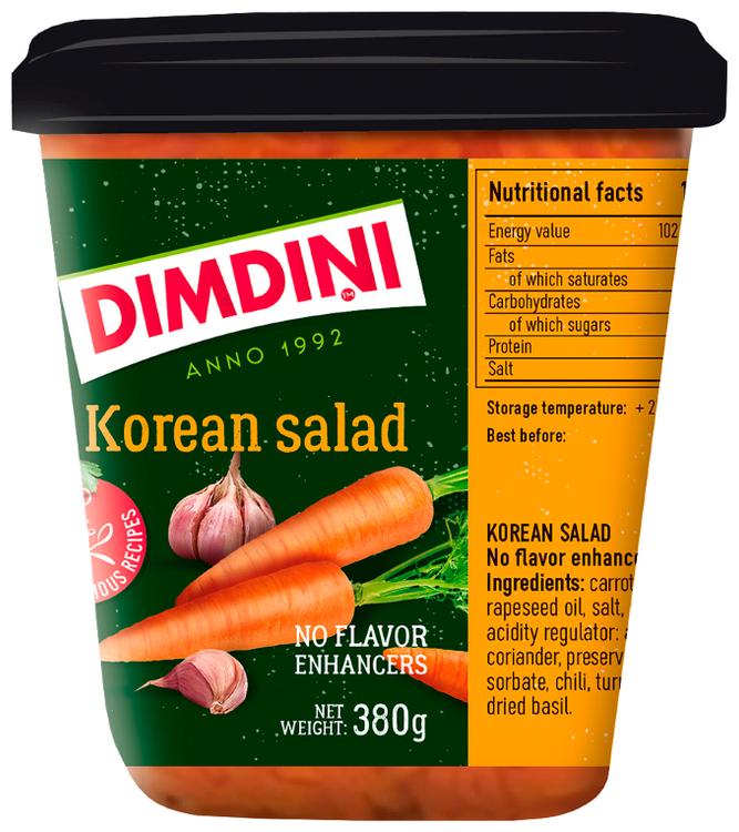 Koreapärane salat 380g
