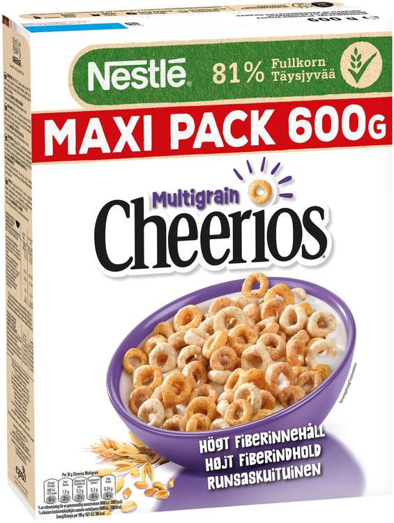 Mitmevilja-täisterarõngad Cheerios 600 g