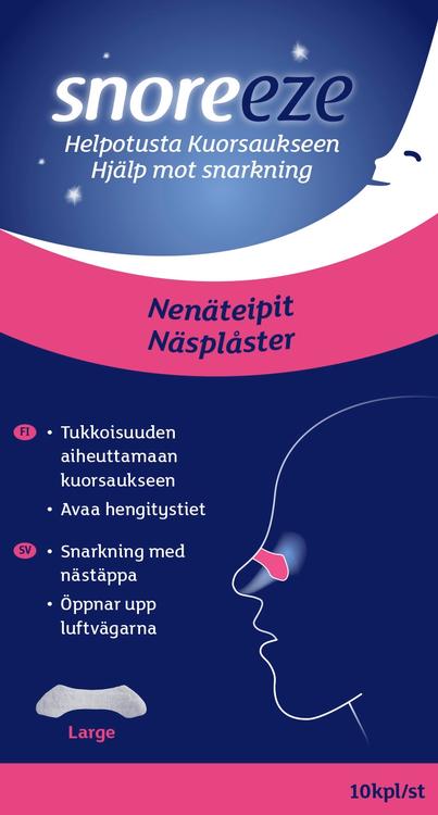 Ninateip Snoreeze suur 10tk