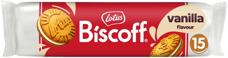 Lotus Biscoff, vanillimaitselise täidisega küpsised, 150 g