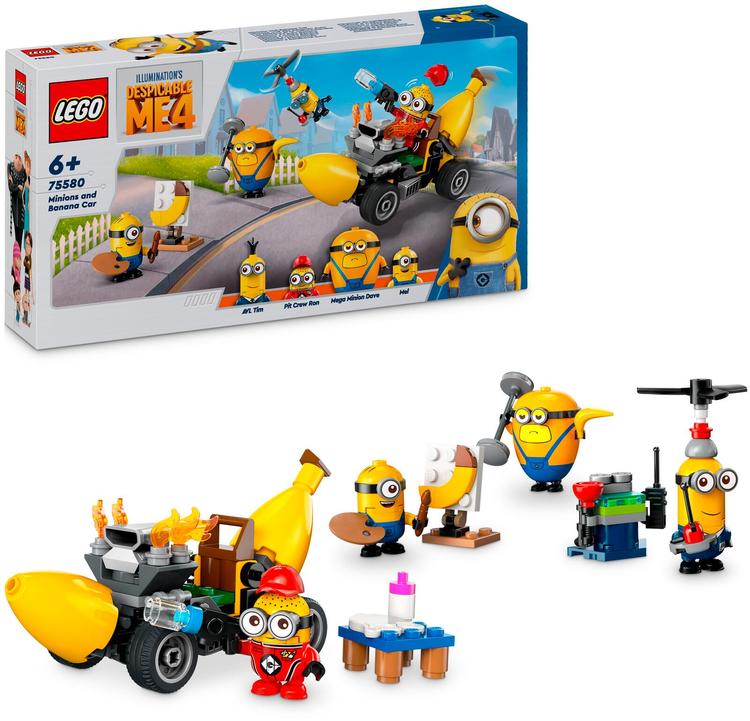 75580 Minions Ja Banaaniauto