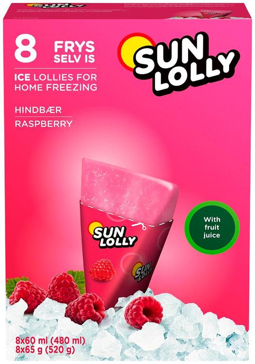 Sun Lolly vaarika mahlajää 8x60ml