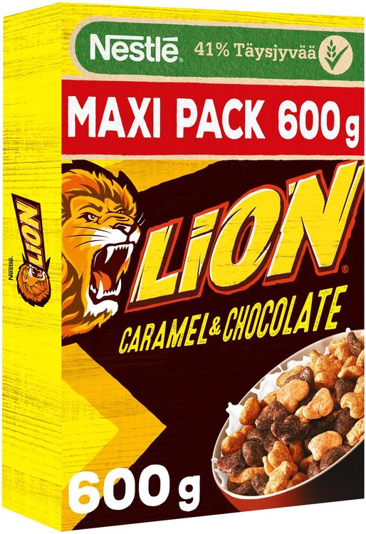 Nestlé Lion šokolaadi ja toffee maitselised täisterahelbed 600 g