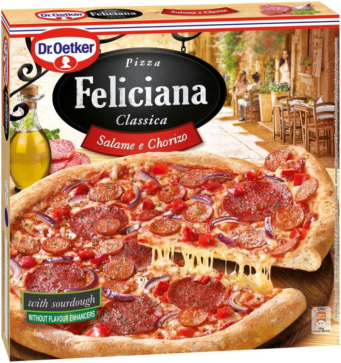 Dr.Oetker Feliciana Juuretisega Pitsa Salaami Ja Chorizo 320 G