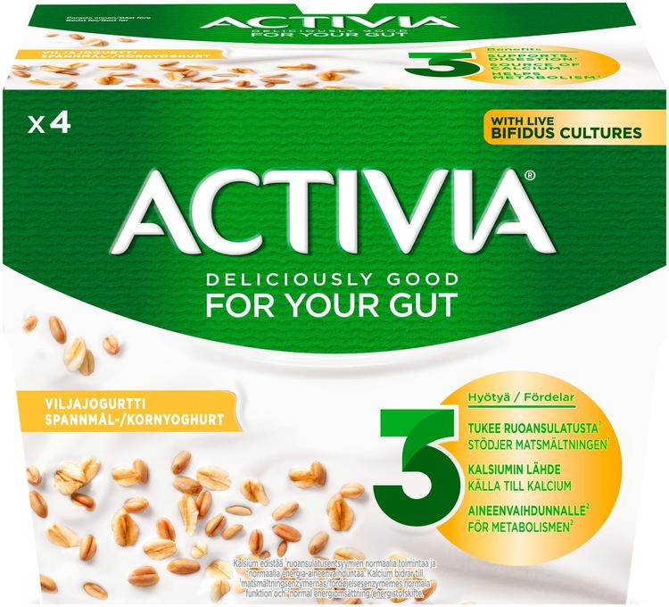 Danone Activia teraviljajogurt, 4 x 125 g