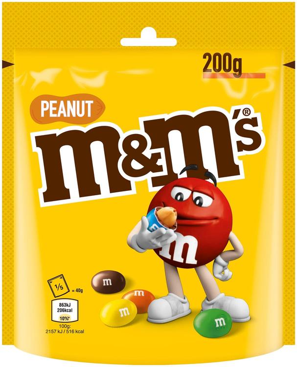 M&M´s pähklitega kommid 200 g
