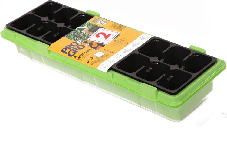Külvikast 18-le 2 tk roheline plast