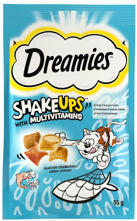 Dreamies ShakeUps maiuspala kassidele kalaga 55 g