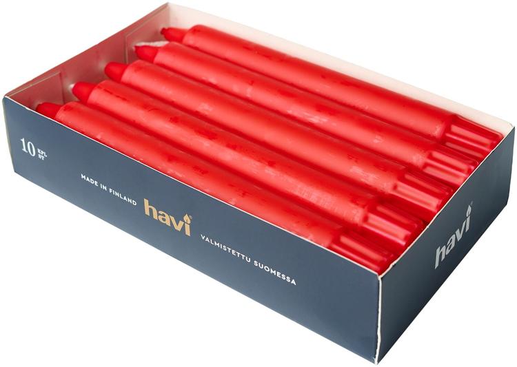 Kroonküünal Havi punane 20cm 10tk