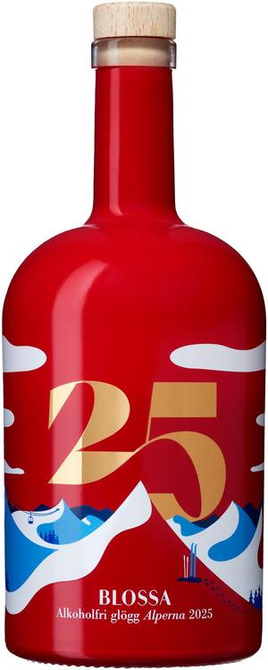 BLOSSA 25 glögi alkoholivaba 0,5% 750 ml