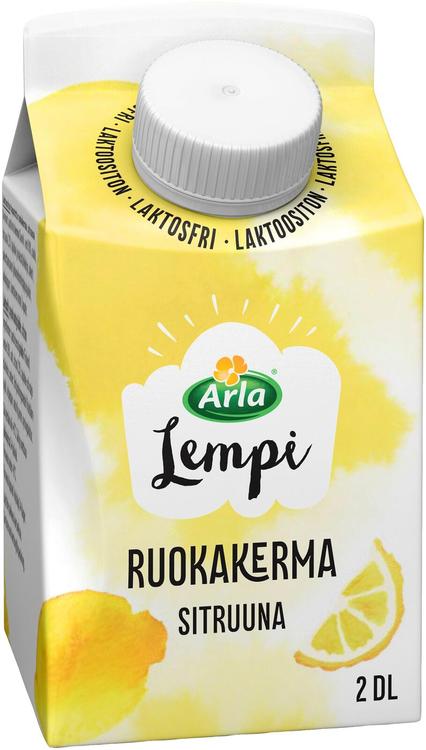 Arla Lempi laktoosivaba toidukoor sidruniga, 200 ml