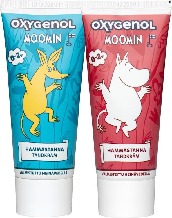 Hambapasta Muumi 50 ml, lastele 0-2 a.