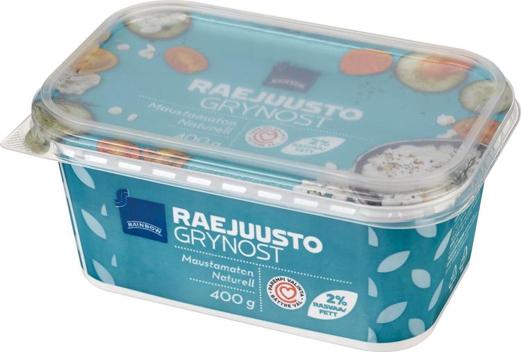 Rainbow kodujuust 2%, 400 g