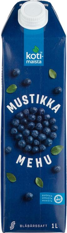 Kotimaista mustika mahlajook, 1 l