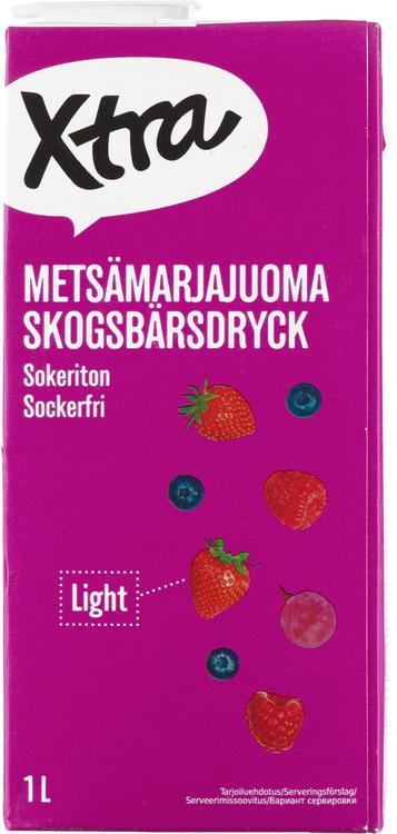 Xtra metsamarjajook suhkruvaba 1L