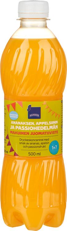 Rainbow ananassi-apelsini-granadillimaisteline kontsentraat 1+7, Light, 500 ml