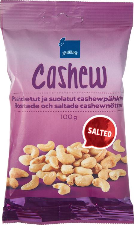 Rainbow India pähkel röstitud, soolatud 100 g