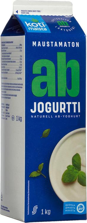 Kotimaista naturaalne laktoosivaba AB jogurt 1 kg