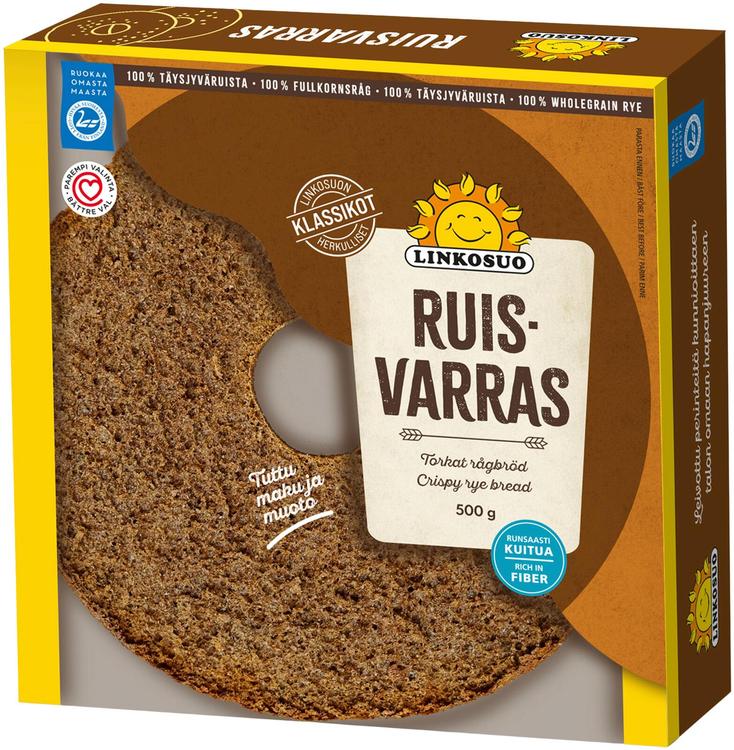 Linkosuo laktoosivabad rõngasleivad, 500 g