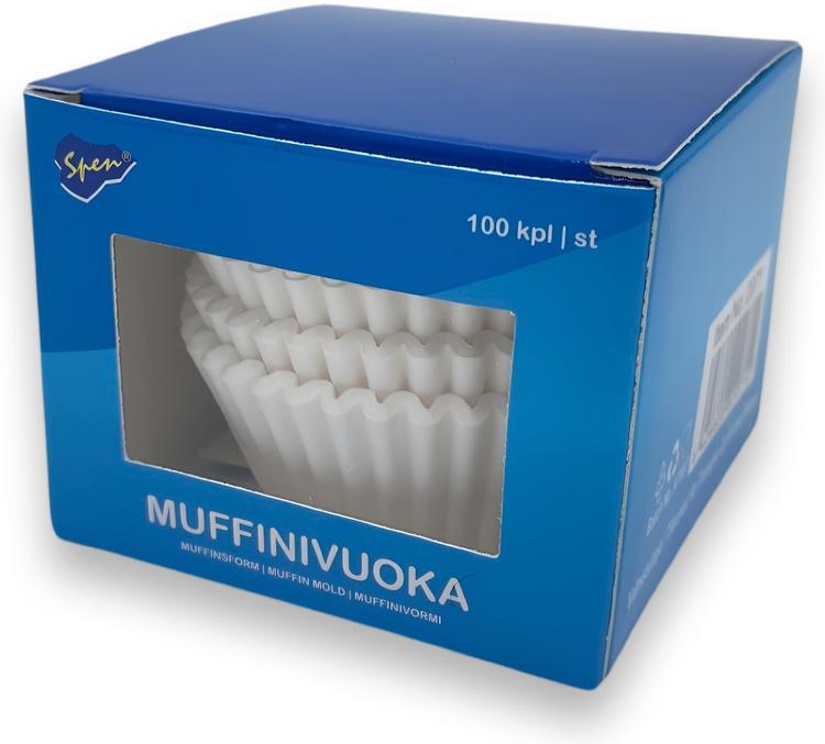 Muffinivormid 7x5x2,5cm 100tk