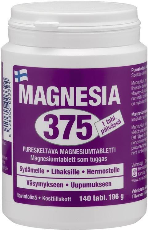 Magneesiumi 375 närimistabletid 140 tk 196 g
