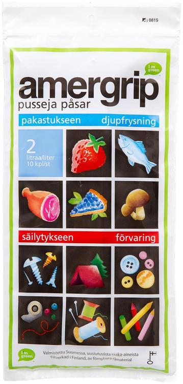 Taassuletav kott 2 l 10 tk