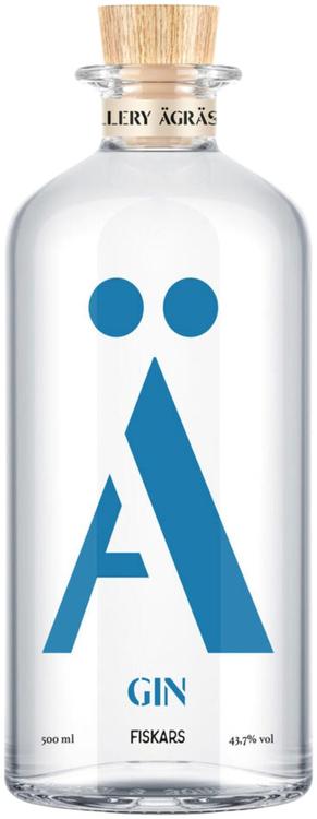 Ägräs Gin 43,7%vol 500 ml