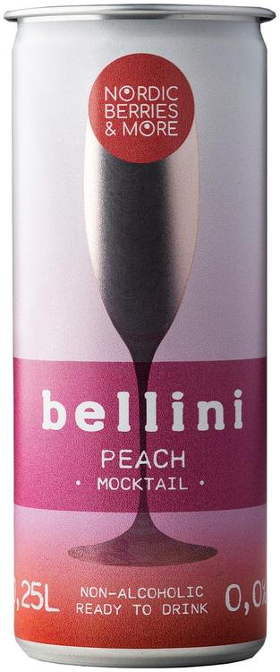 Nordic B peach bellini alkoholivaba kokteil 0% 250ml