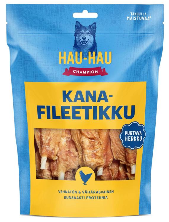 Hau-Hau Champion närimispulgad kanafileega, 325 g
