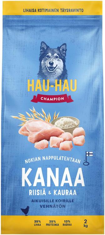 Kana-riisi ja kaeraga koerte kuivtoit 2kg