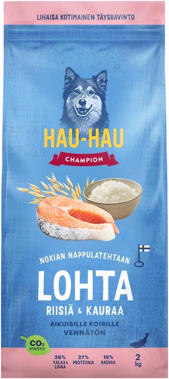 Lõhe-Riisi-Kaera koeratoit täiskasvanud koertele 2kg