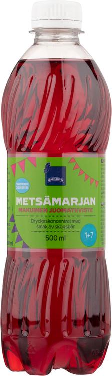 RB Metsamarja joogikontsentraat suhkruvaba 500ml