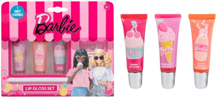 Kinkekomplekt Barbie huuleläiked laste