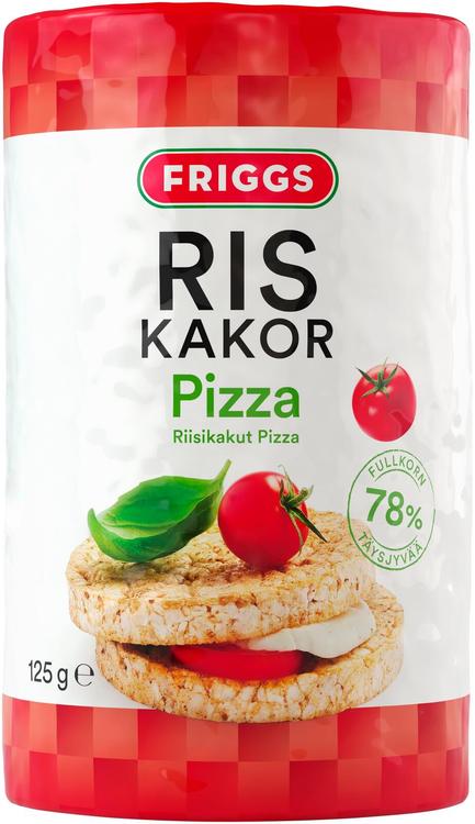 Friggs riskakor pizza pitsamaitselised riisivahvlid 125 g