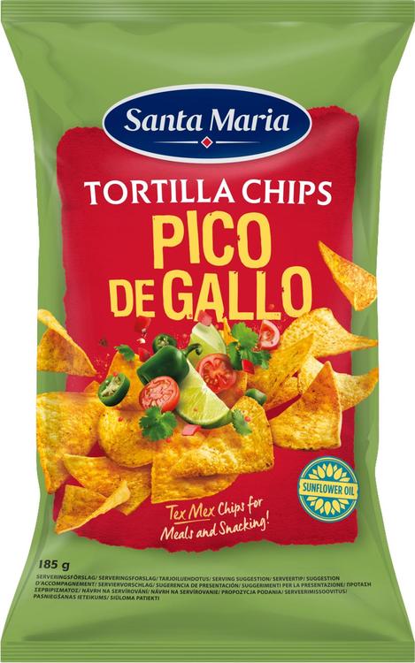 Santa Maria Tortilla Chips Pico de Gallo, maisikrõpsud, 185g