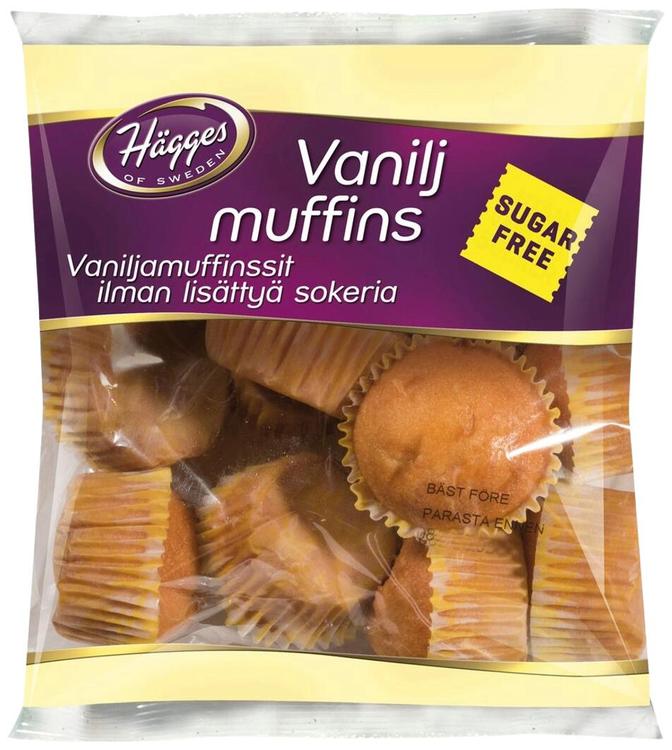 Hägges suhkruvabad vanillimuffinid 200 g