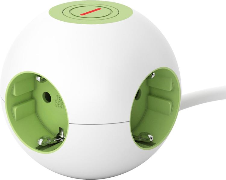 Pikendusjuhe Power Glob 4-osa 2m lüliti maandatud