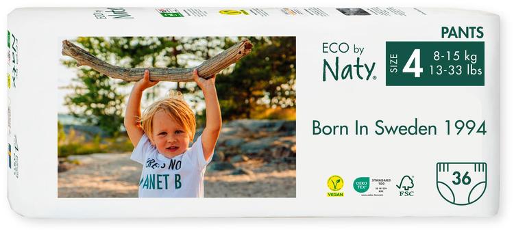 Naty Nature püksmähkmed Babycare Maxi 4, 8-15 kg, 36 tk