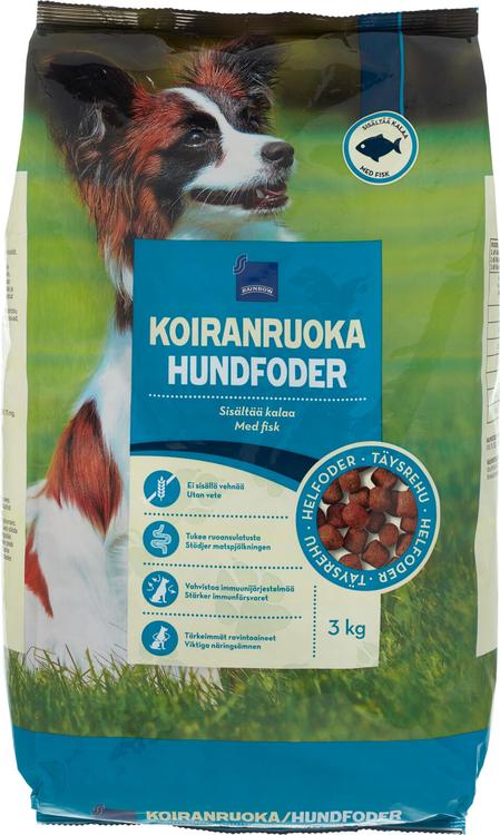 Täissööt koertele kalaga 3 kg
